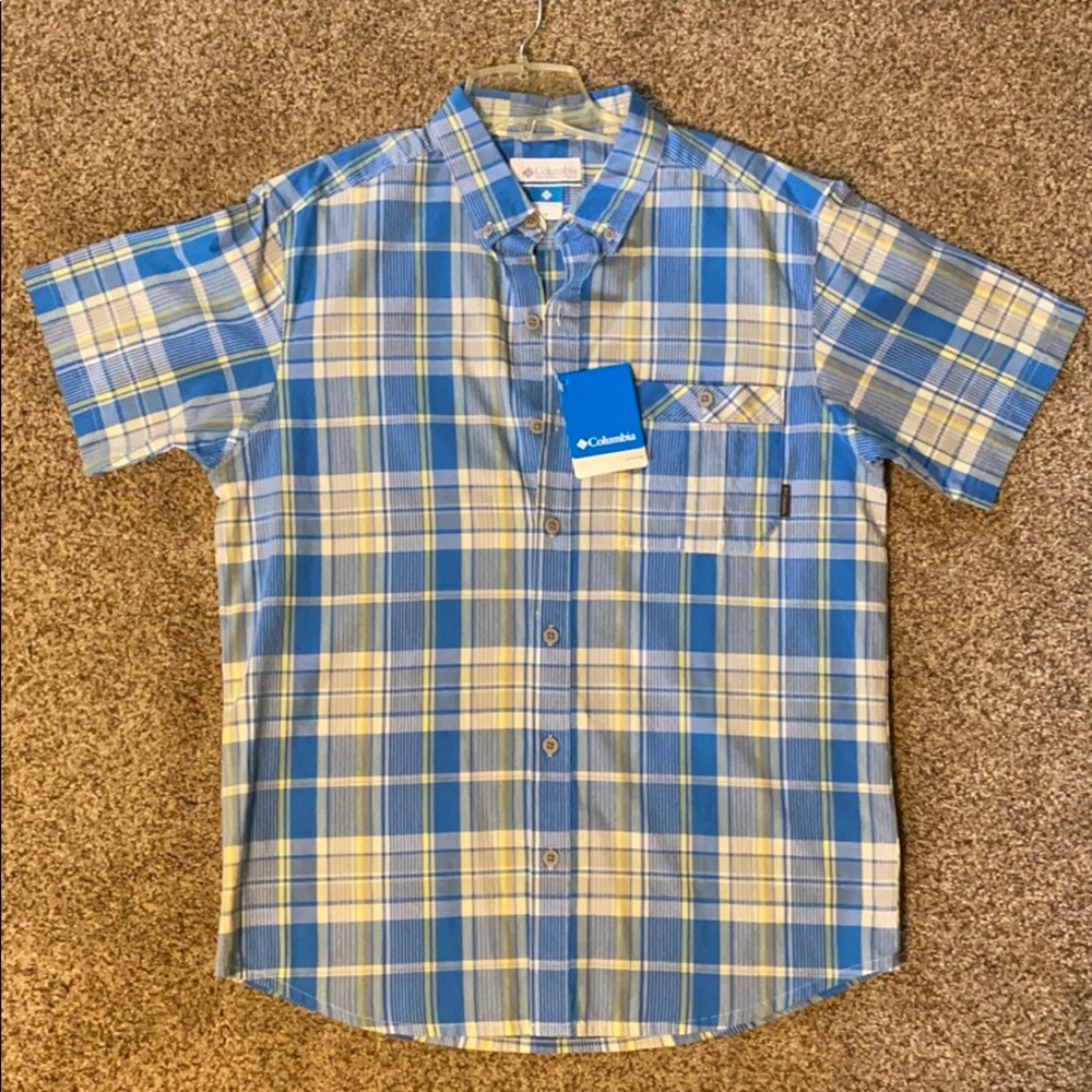 Columbia Plaid Short Sleeve Shirt
